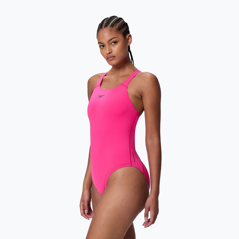 Дамски цял бански костюм Speedo ECO Endurance+ Medalist margarita pink 3