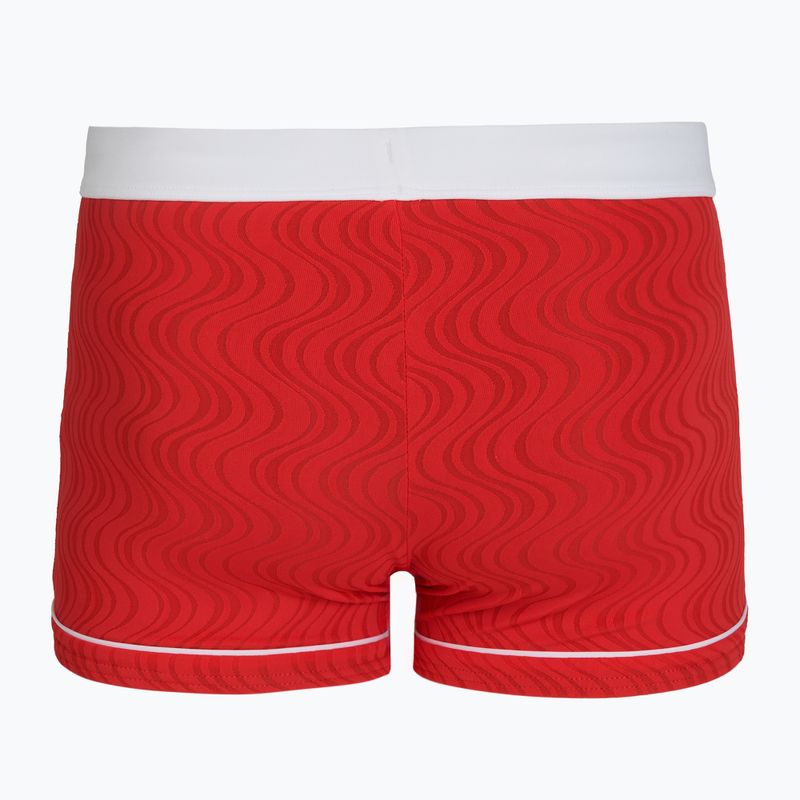 Мъжки бански тип слип Speedo Textured Aquashort high risk red 2