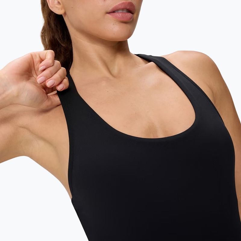 Дамски цял бански костюм Speedo Solid Scoop Neck anthracite 4