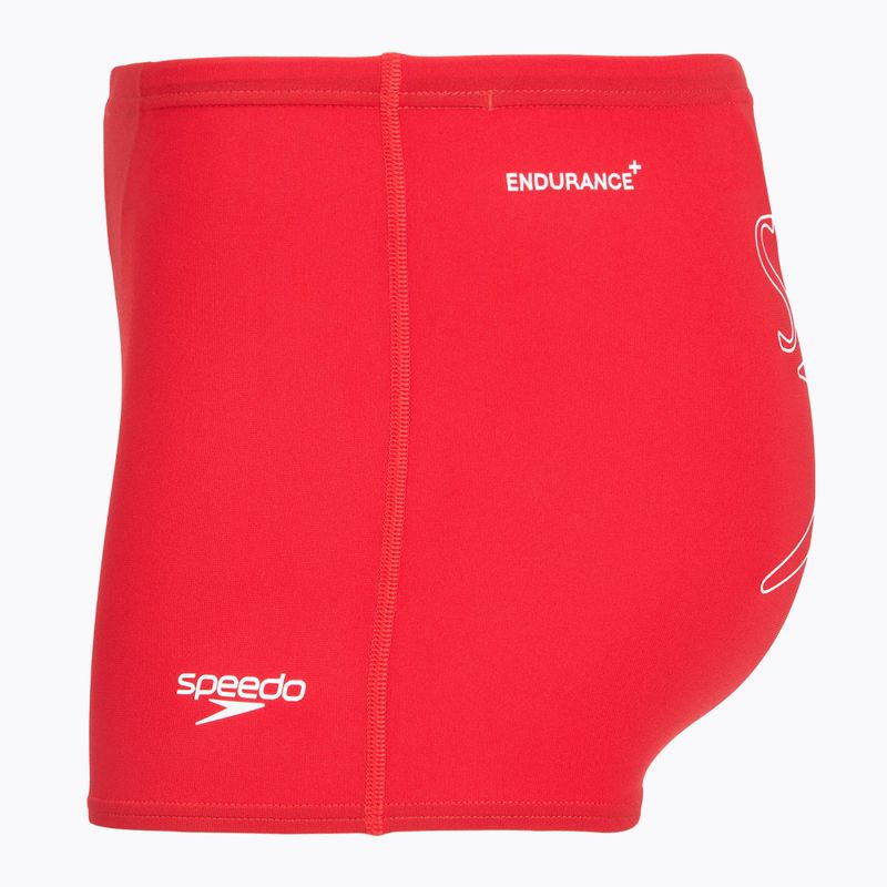 Мъжки бански боксери Speedo Endurance+ Logo Aquashort high risk red 3
