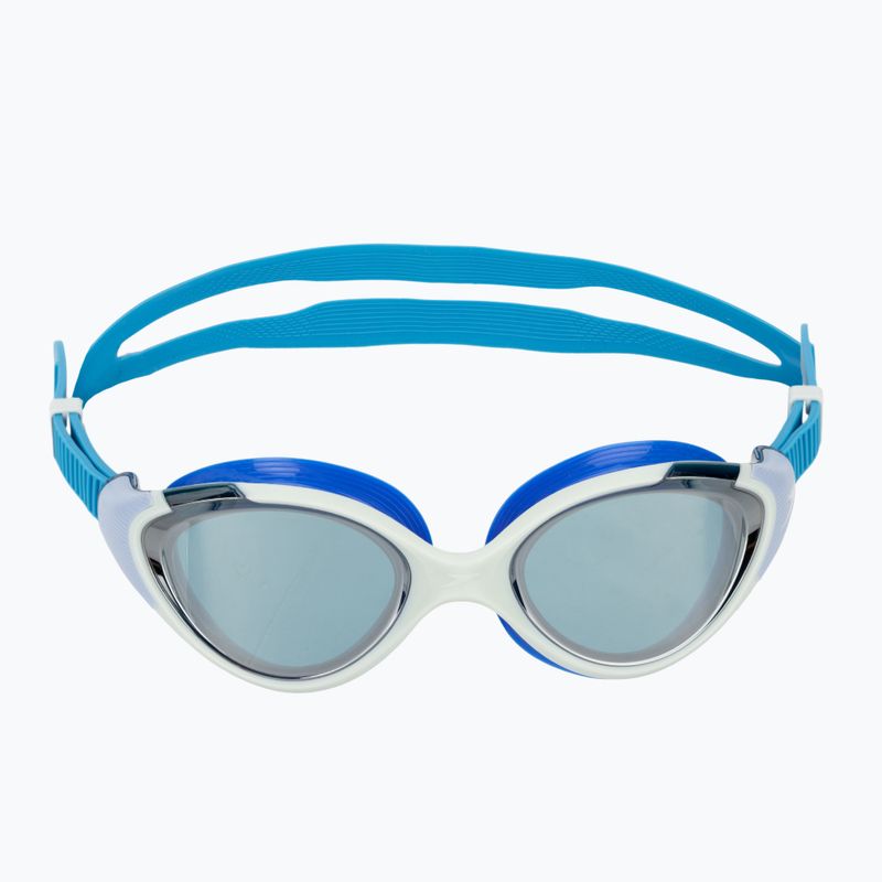 Дамски очила за плуване Speedo Biofuse 2.0 Mirror light honeydew/cobalt/silver mirror 2