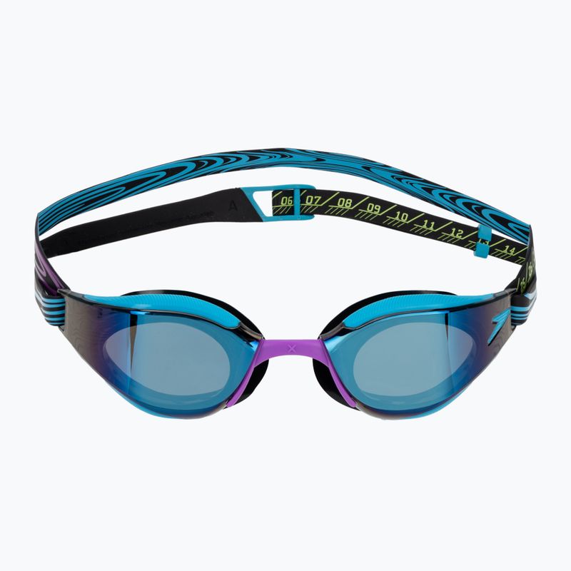 Очила за плуване Speedo Fastskin Hyper Elite Mirror mayan blue/smoke/tropical horizon 2