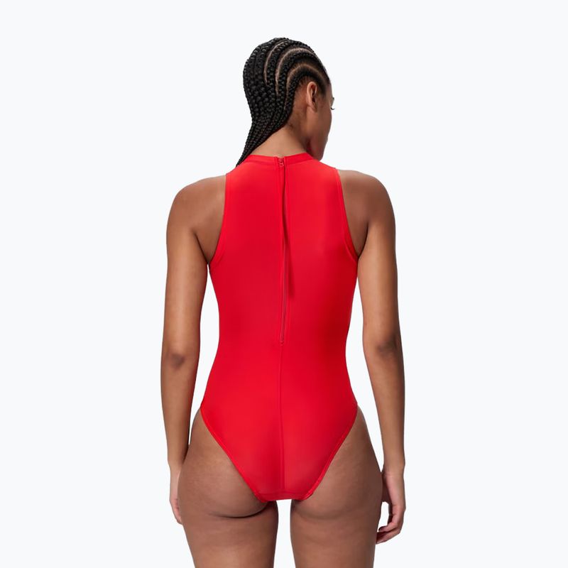 Дамски цял бански костюм Speedo Hydrasuit high risk red 2