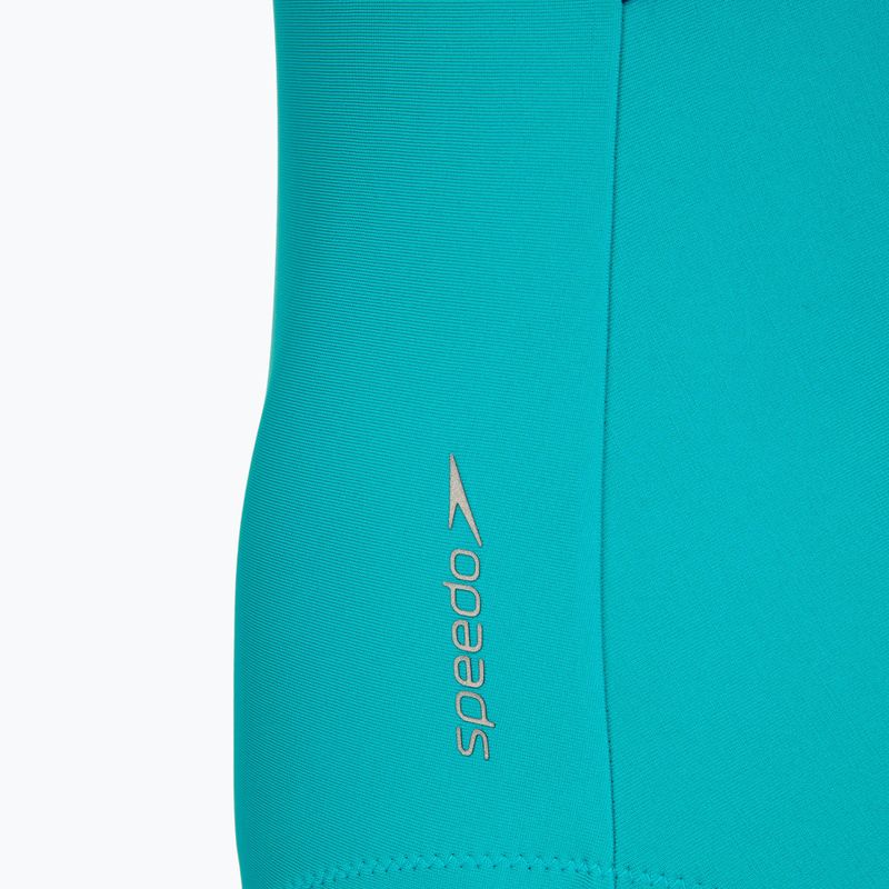 Дамски цял бански костюм Speedo Solid Racerback peacock teal/peacoat 3