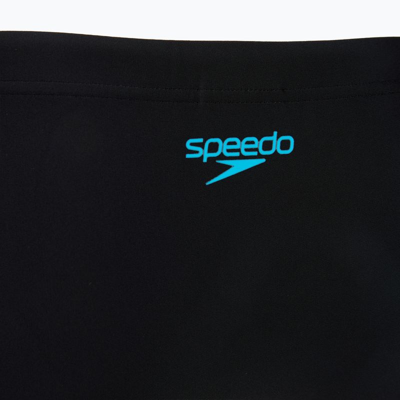 Дамски цял костюм за плуване Speedo Colourblock Splice 2.0 anthracite/mayanblue 8