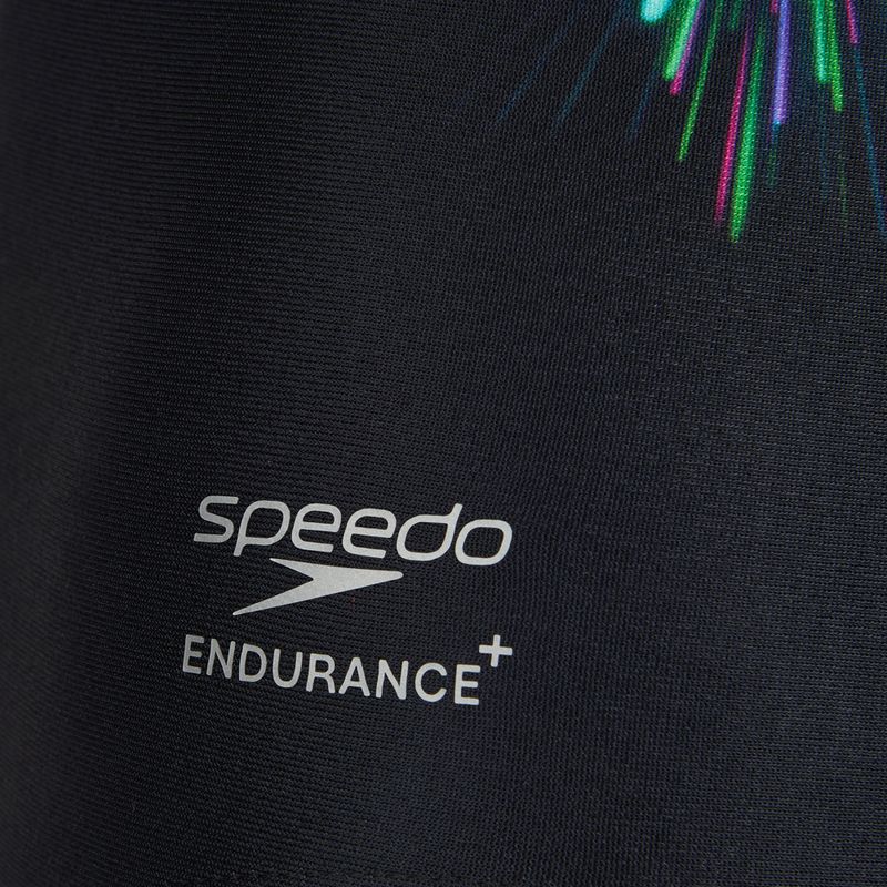 Дамски цял костюм за плуване Speedo FL Placement Printed Powerback firework burst/black 3