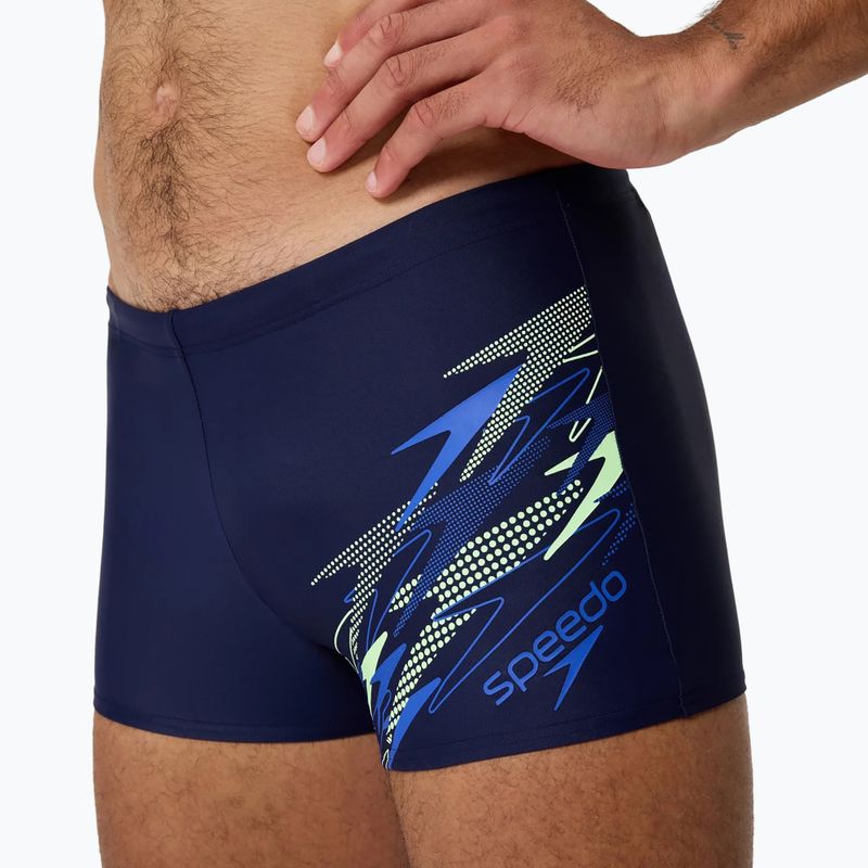 Мъжки бански боксери  Speedo Medley Logo Aquashort peacoat/deep sapphire 6