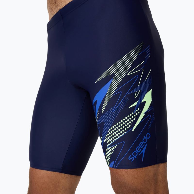 Мъжки шорти за плаж тип клин Speedo Medley Logo Jammer peacoat/deep sapphire 8
