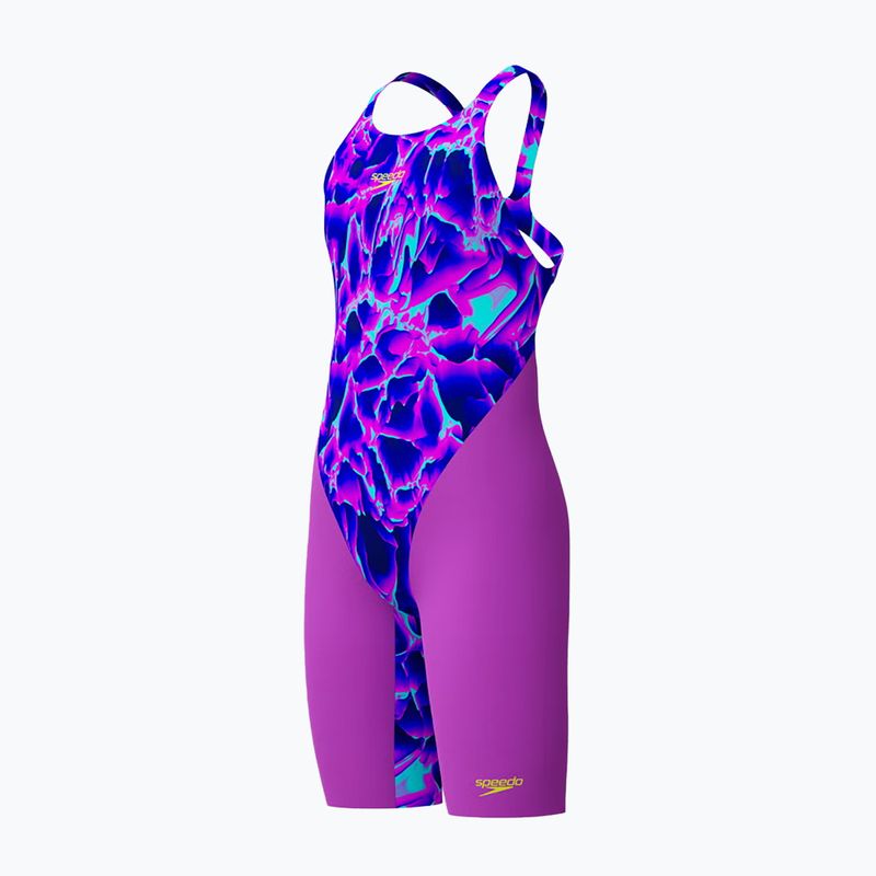 Детски цялостен бански костюм Speedo Fastskin Endurance+ Max Openback Kneeskin cavecurrent 3