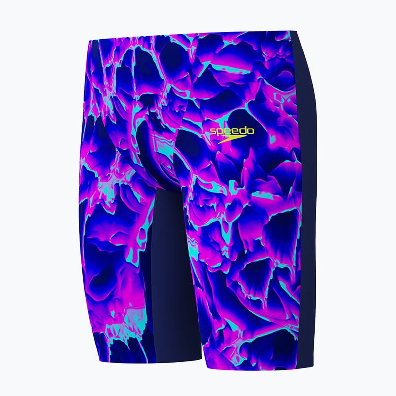 Детски плувни джамери Speedo Fastskin Endurance+ Max High Waisted Jammer cave current/jelly 3