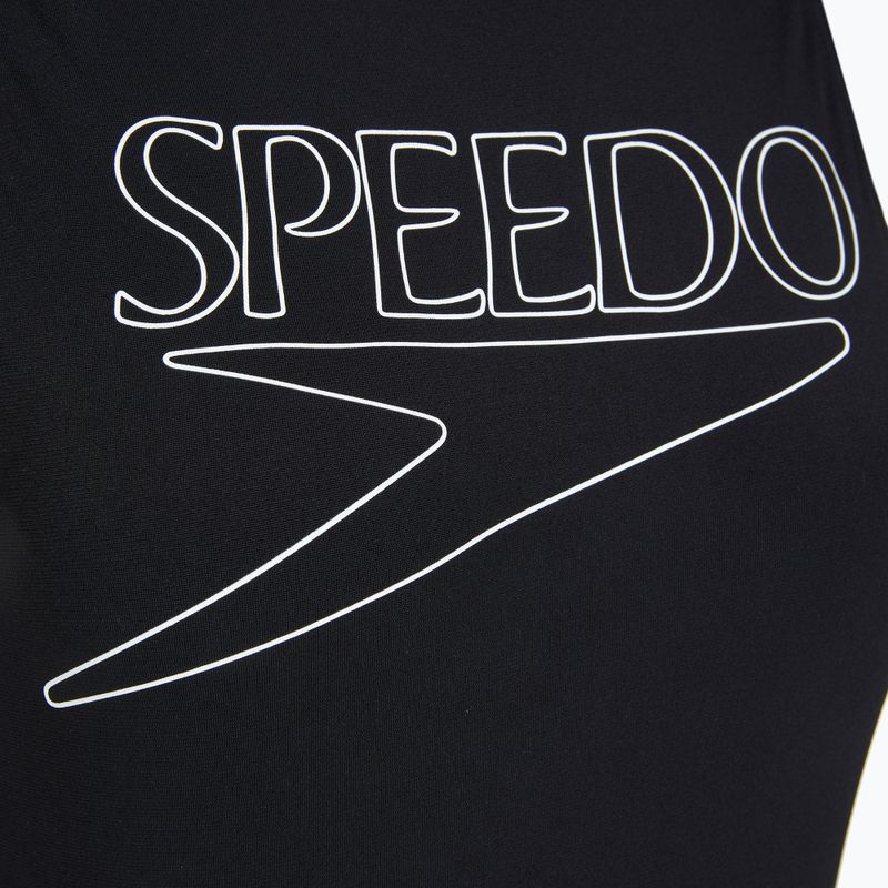 Дамски цял костюм за плуване Speedo Endurance+ Logo Hydrasuit anthracite 5