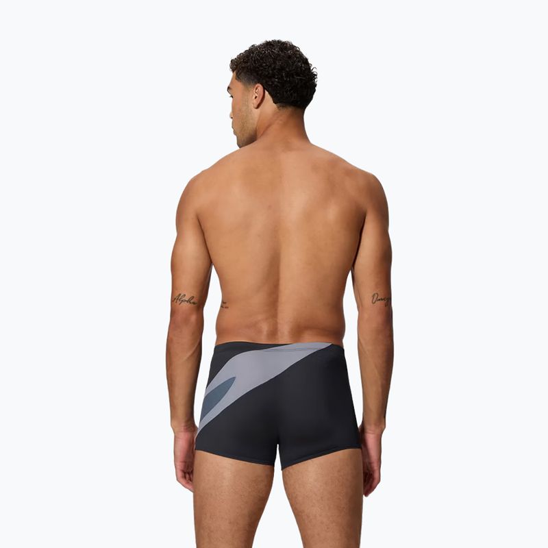 Мъжки боксерки за плуване Speedo Hyperboom Aquashort antracite/coin grey 2