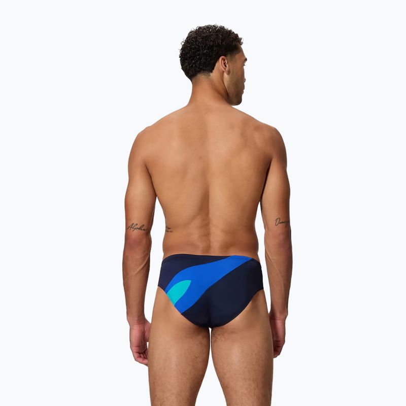 Мъжки бански тип слип Speedo Hyperboom Brief peacoat/deep sappire 2