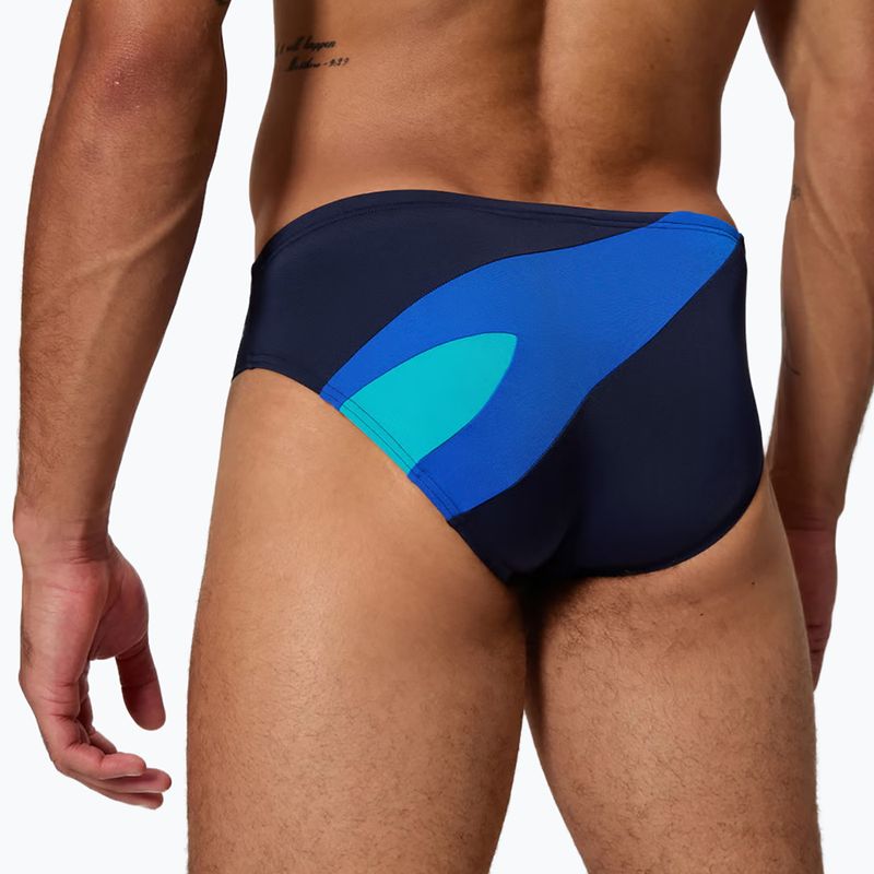 Мъжки бански тип слип Speedo Hyperboom Brief peacoat/deep sappire 5