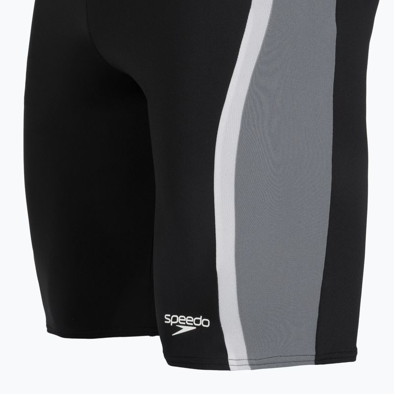 Мъжки шорти за плуване тип клин Speedo Solid Splice Jammer Anthracite/Lead Grey 4