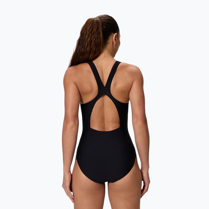 Дамски цял бански костюм Speedo Colorblock Ultraback 2.0 anthracite 2