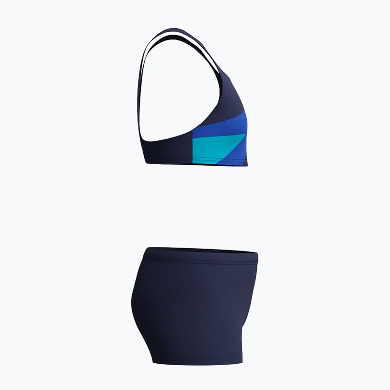 Детски бански костюм от две части Speedo Hyperboom Butterfly Back peacoat/deep sapphire 5