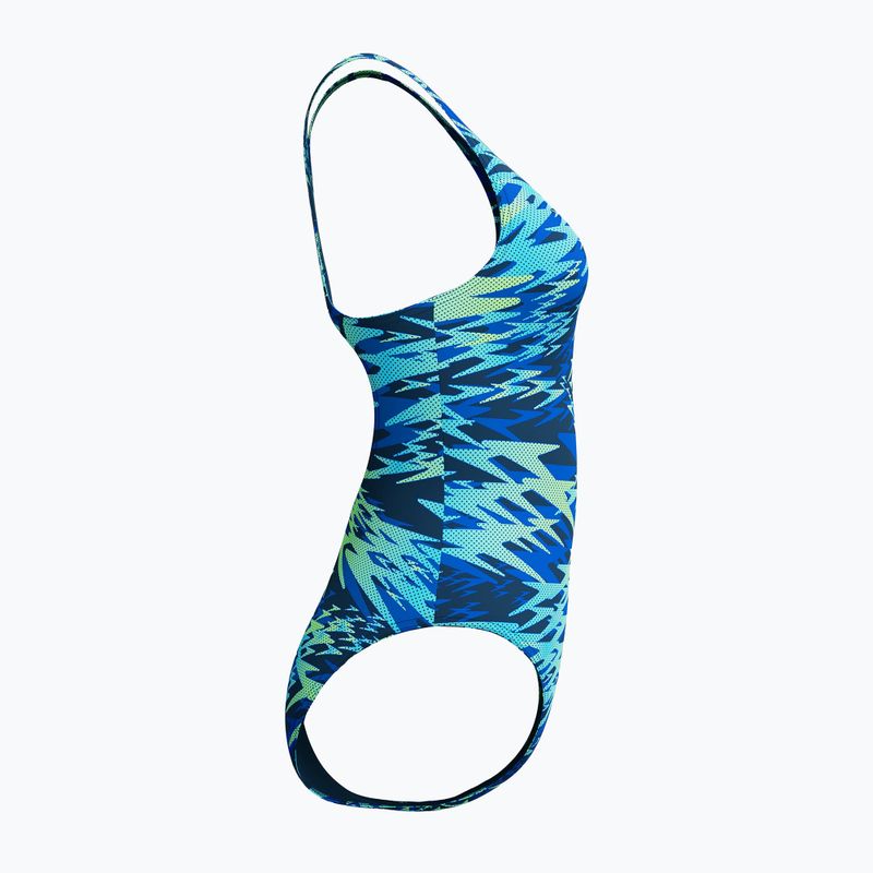 Дамски цял костюм за плуване Speedo Hyperboom Print Medalist peacoat 9