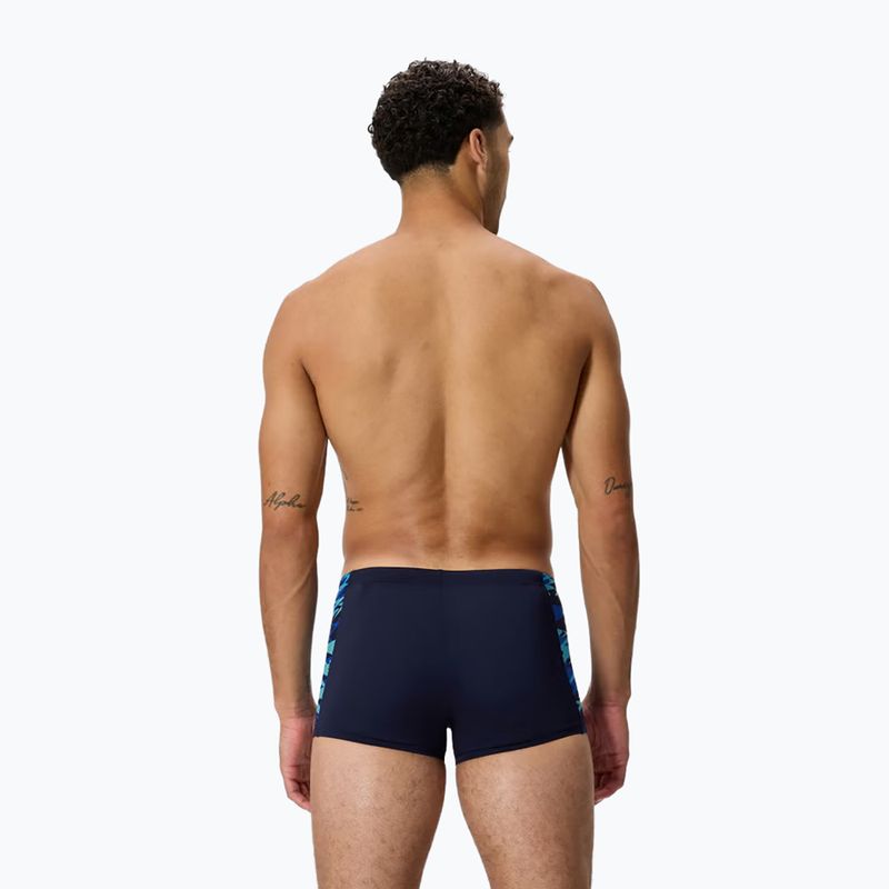 Боксерки за плуване Speedo Hyperboom Splice Aquashort peacoat/deep sappire 2