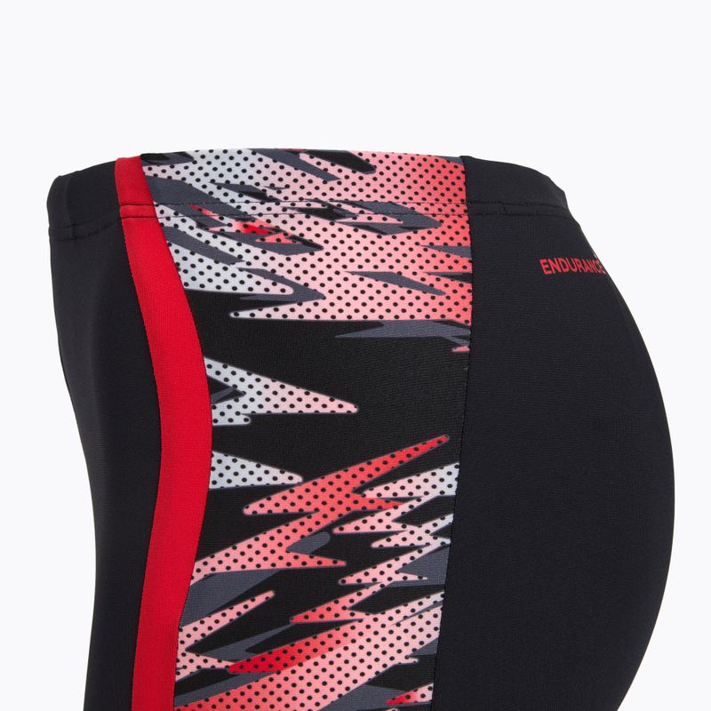 Мъжки боксерки за плуване Speedo Hyperboom Splice Aquashort anthracite/high risk red 3
