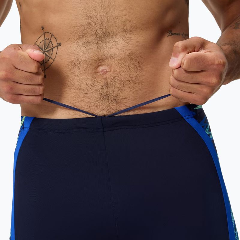Мъжки шорти за плуване тип клин Speedo Hyper Boom Splice Mid peacoat/deep sapphire 5