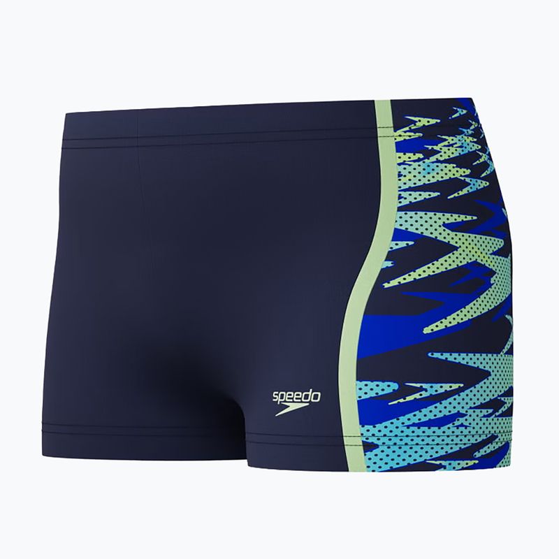 Боксерки за плуване Speedo Hyperboom Splice Aquashort peacoat/deep sappire 3