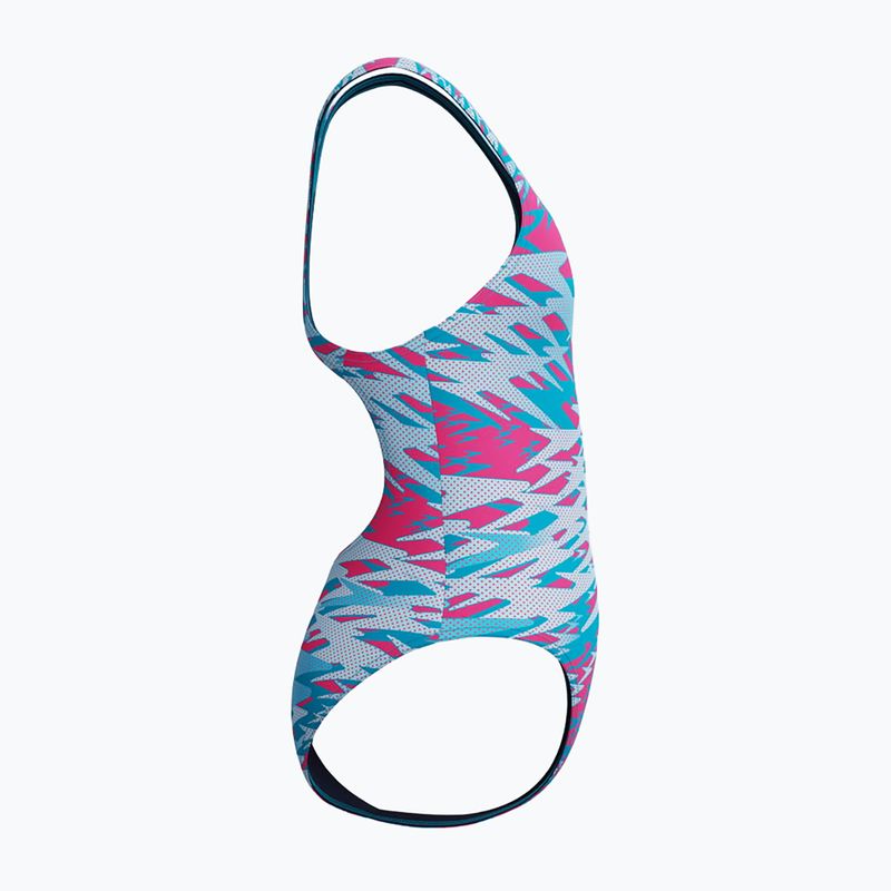 Детски цял бански костюм Speedo Hyperboom Print Medalist margarita pink 4