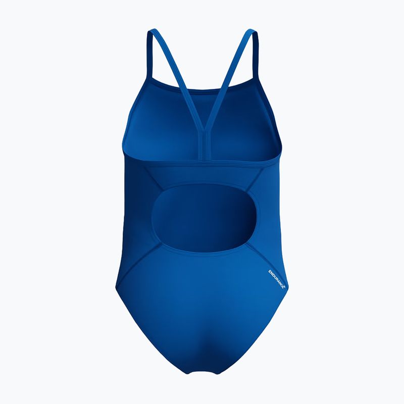 Детски цял бански костюм Speedo Endurance+ Logo Thinstrap turkish sea 2