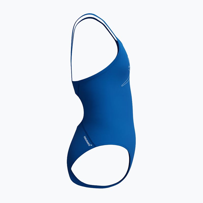 Детски цял бански костюм Speedo Endurance+ Logo Thinstrap turkish sea 4