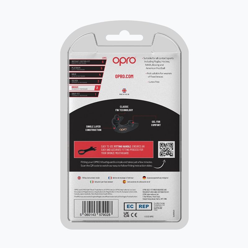Opro GEN5 протектор за челюст черен 9028-BRONZE 3