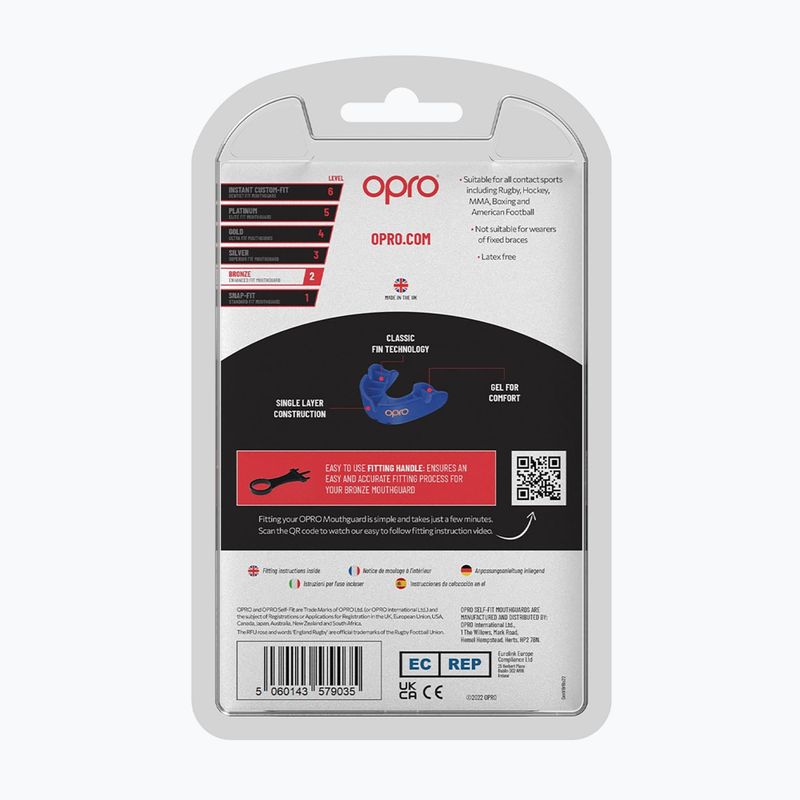 Opro Bronze GEN5 син протектор за челюст 3
