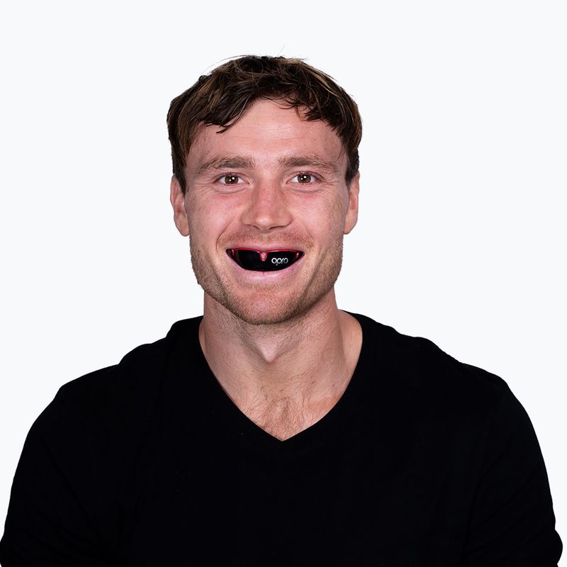 Протектор за челюст Opro Silver GEN4 black/red 4