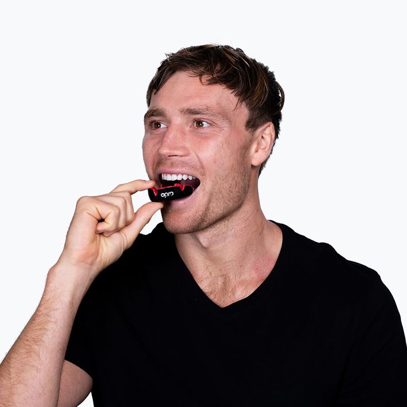 Протектор за челюст Opro Silver GEN4 black/red 5