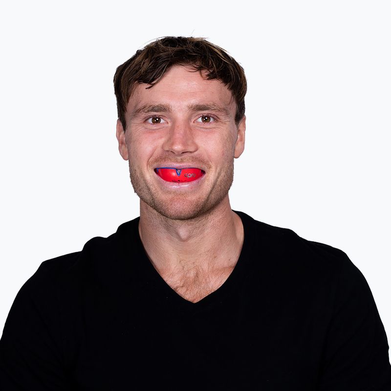 Протектор за челюст Opro UFC Silver red 4