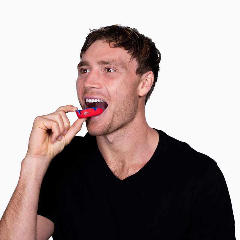 Протектор за челюст Opro UFC Silver red 5