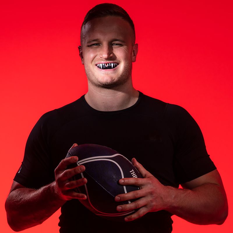 Протектор за челюст Opro Platinum black/white/red 4