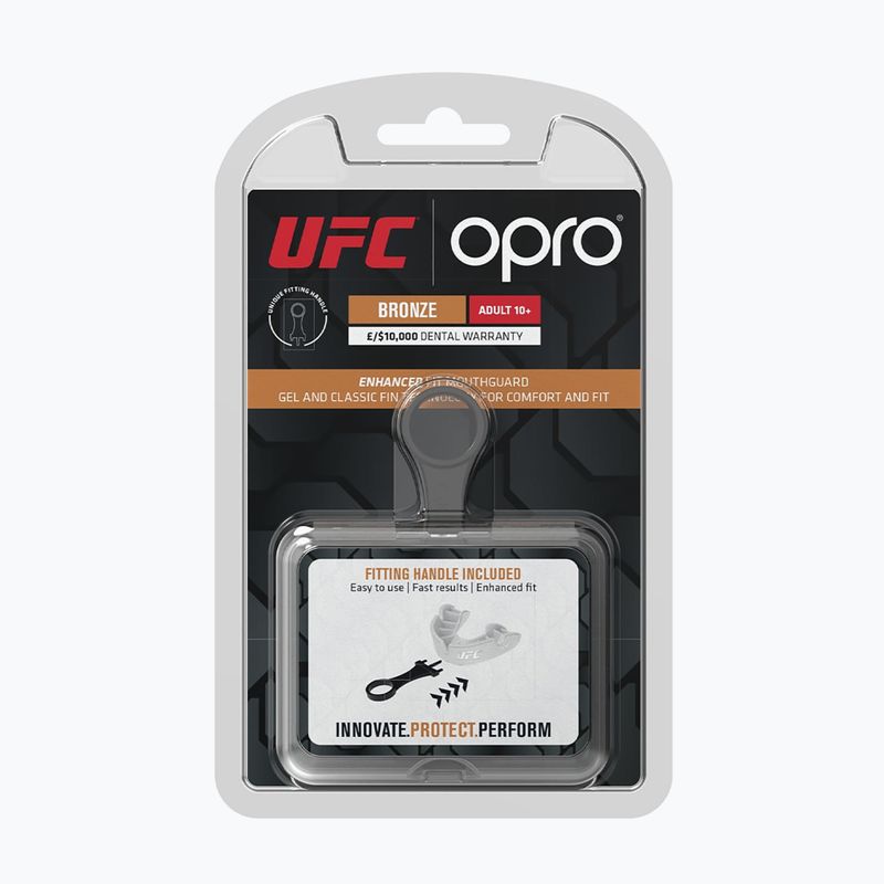 Opro UFC Bronze GEN2 бял протектор за челюст 2