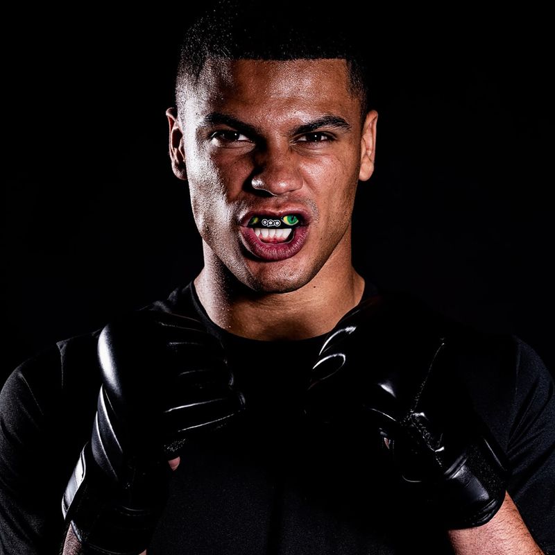 Протектор за челюст Opro Instant Custom Fit Eyes black/green 4