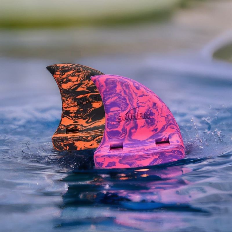 Детска перка за плуване SwimFin SWIMFINTIGLIL purple/pink marble 2
