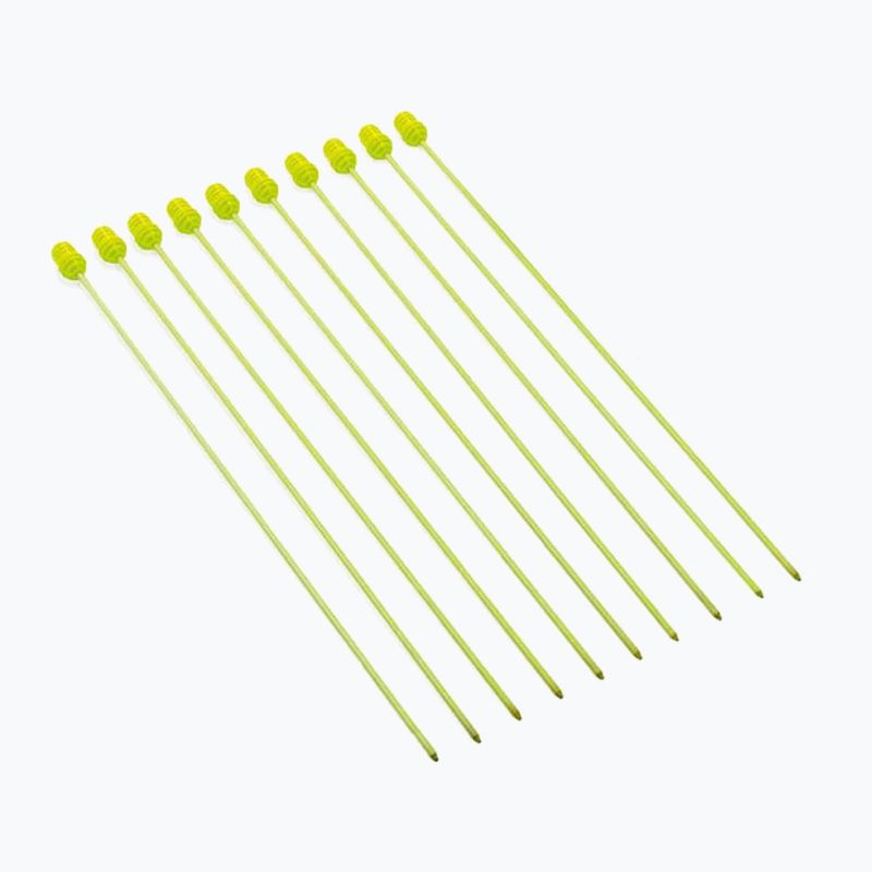 QuickPlay Agility Poles 10 тренировъчни пръта зелени