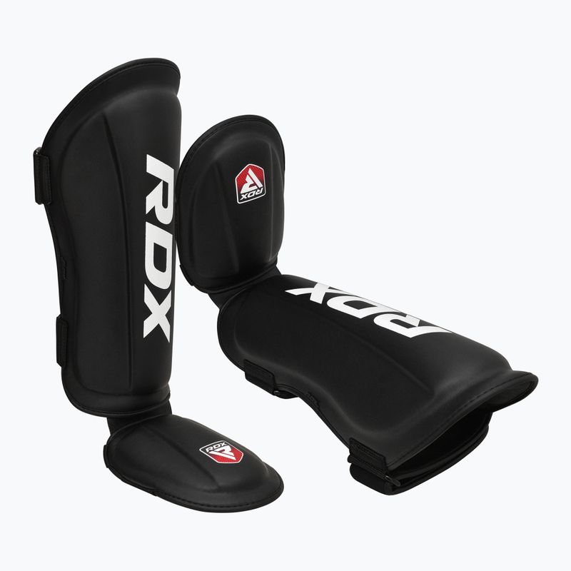 RDX T1 Shin Instep Guards протектори за пищяли и стъпала черни 3