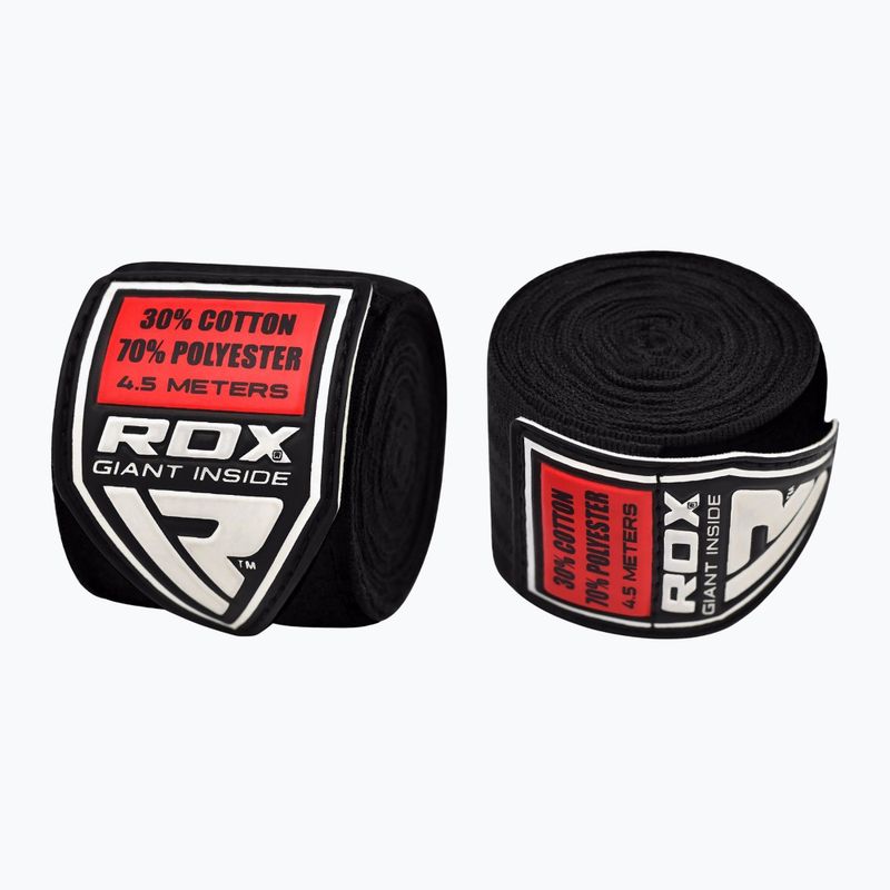 Боксови превръзки RDX Обвивки за ръце черни HWX-RB 2