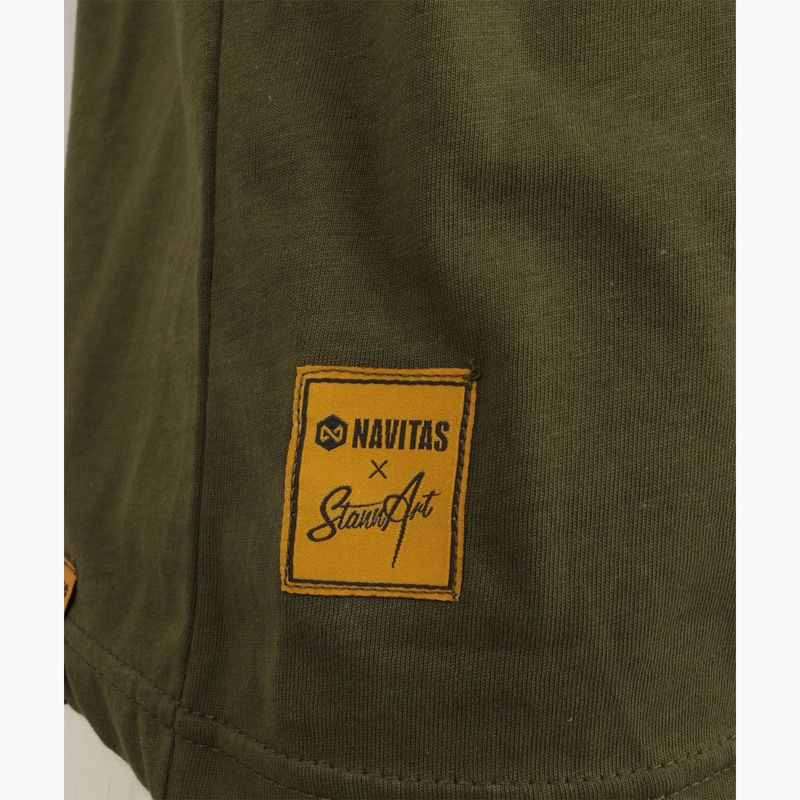 Мъжка риза Navitas Stannart Shadow Tee green 3