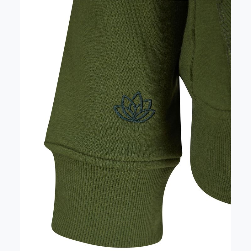 Дамска блуза с цип Navitas Lily Sherpa Hoody зелена 3