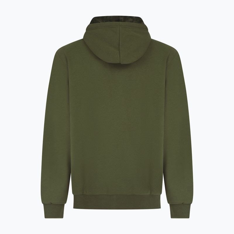 Мъжка блуза с цип Navitas Sherpa Hoody зелена 2