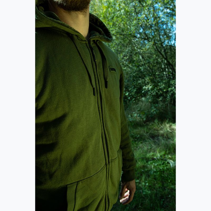 Мъжка блуза с цип Navitas Sherpa Hoody зелена 7