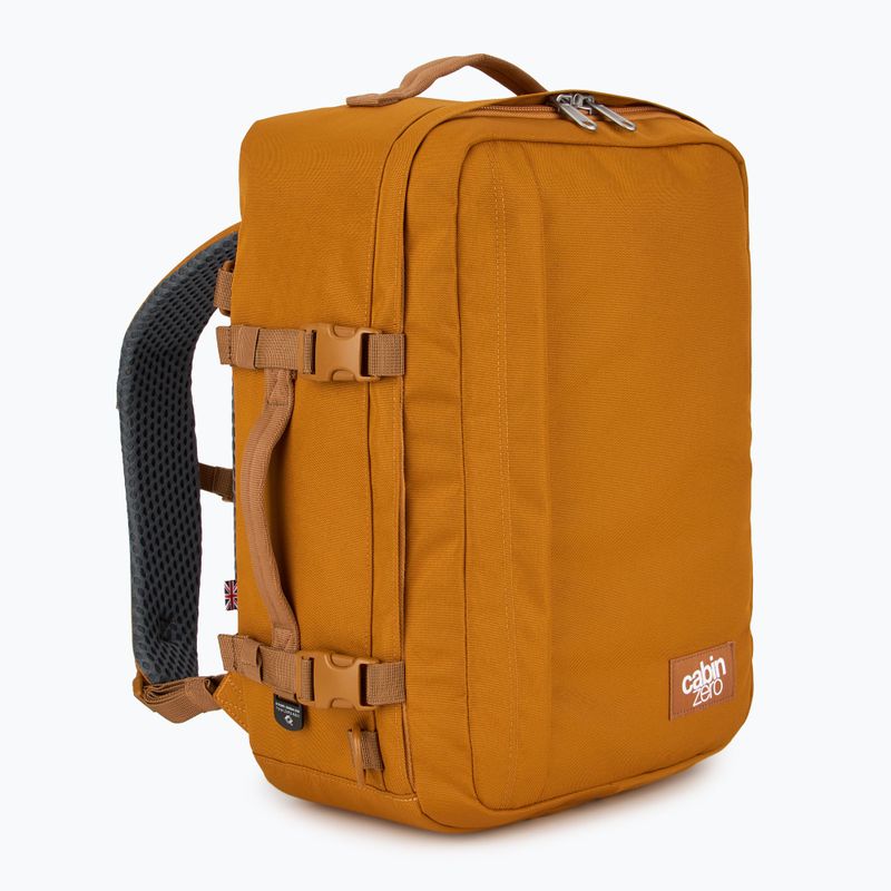 CabinZero Classic Plus 32 л оранжева туристическа раница 2