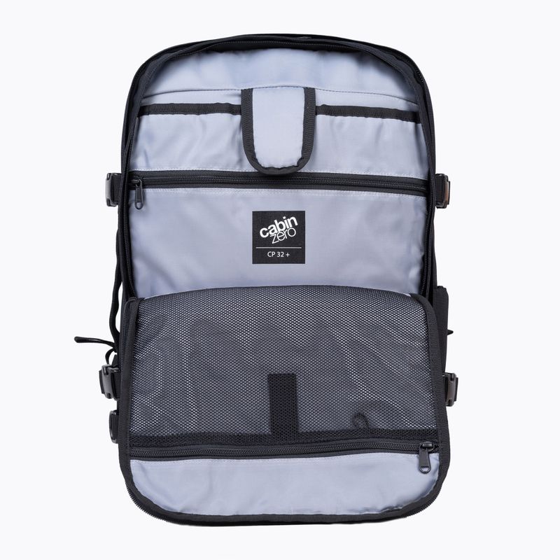 CabinZero Classic Pro 32 l абсолютна черна туристическа раница 8