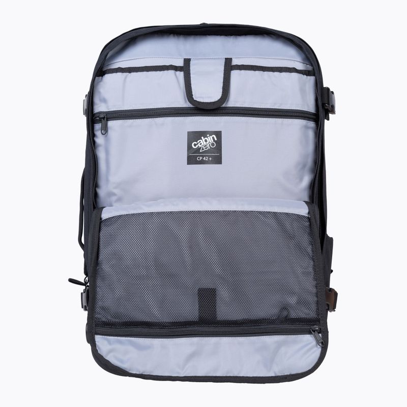 CabinZero Classic Pro 42 l абсолютна черна туристическа раница 8