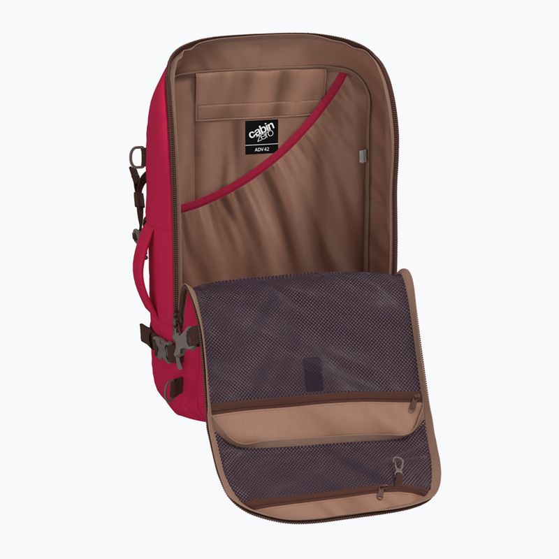 CabinZero Adventure 42 l miami magenta туристическа раница 8